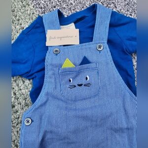 NWT First Impressions 2 piece Overalls